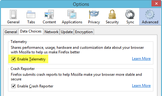 Вопреки заявлениям Mozilla функция Telemetry не анонимна