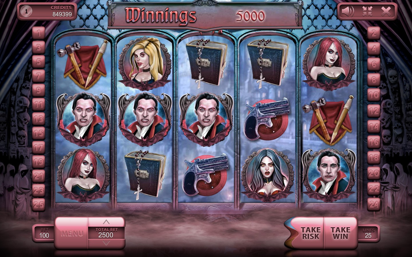 The Vampires – игровой слот о вампирах в Roxcasino!